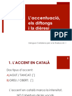 4 Accent, Die¿resi I Diftongs
