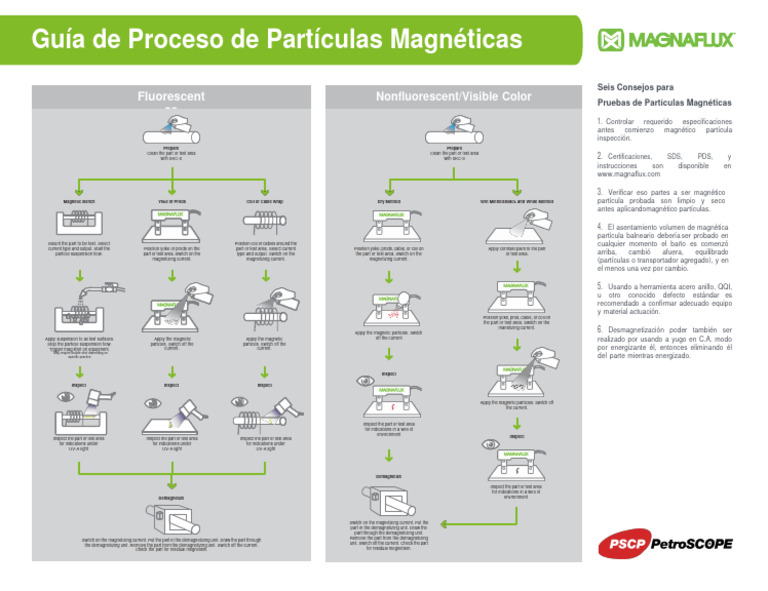 Consejos para Pruebas de Partículas Magnéticas | PDF