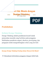 Ide Bisnis Dengan Design Thinking