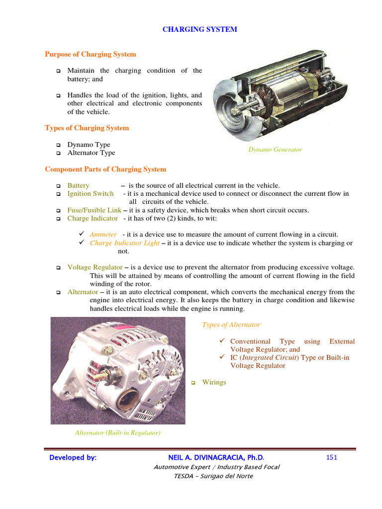 Understanding Automotive Charging Systems | PDF | Electrical ...