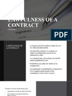 Lawfulness of A Contract Chapter 7