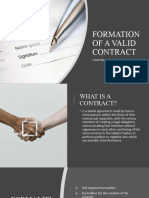 Chapter 6 Formation of A Valid Contract