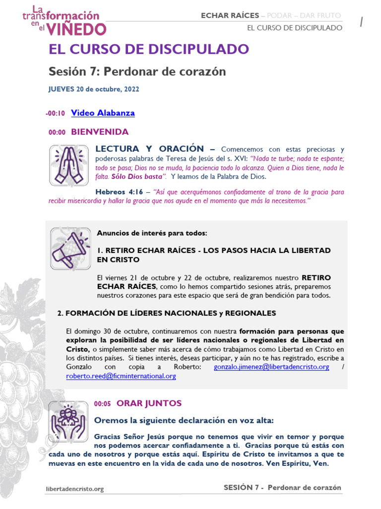 Perdonar de Corazón en Cristo | PDF | Perdón | Oración