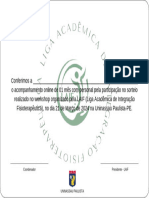 Certificado Sorteio - Certo