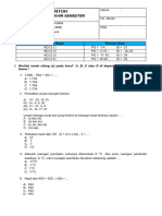 Contoh Soal Pas 1 MTK Kelas Vi