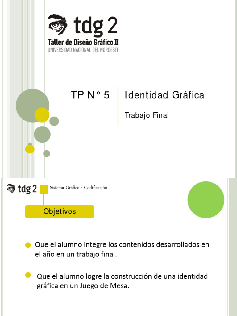 Presentacion TP5 | PDF | Diseño