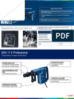 Martillo Demoledor GSH e Bosch J W Sds Max 25051006 Techsheetsup