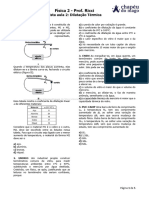 Lista 2 - Dilatação Térmica PDF