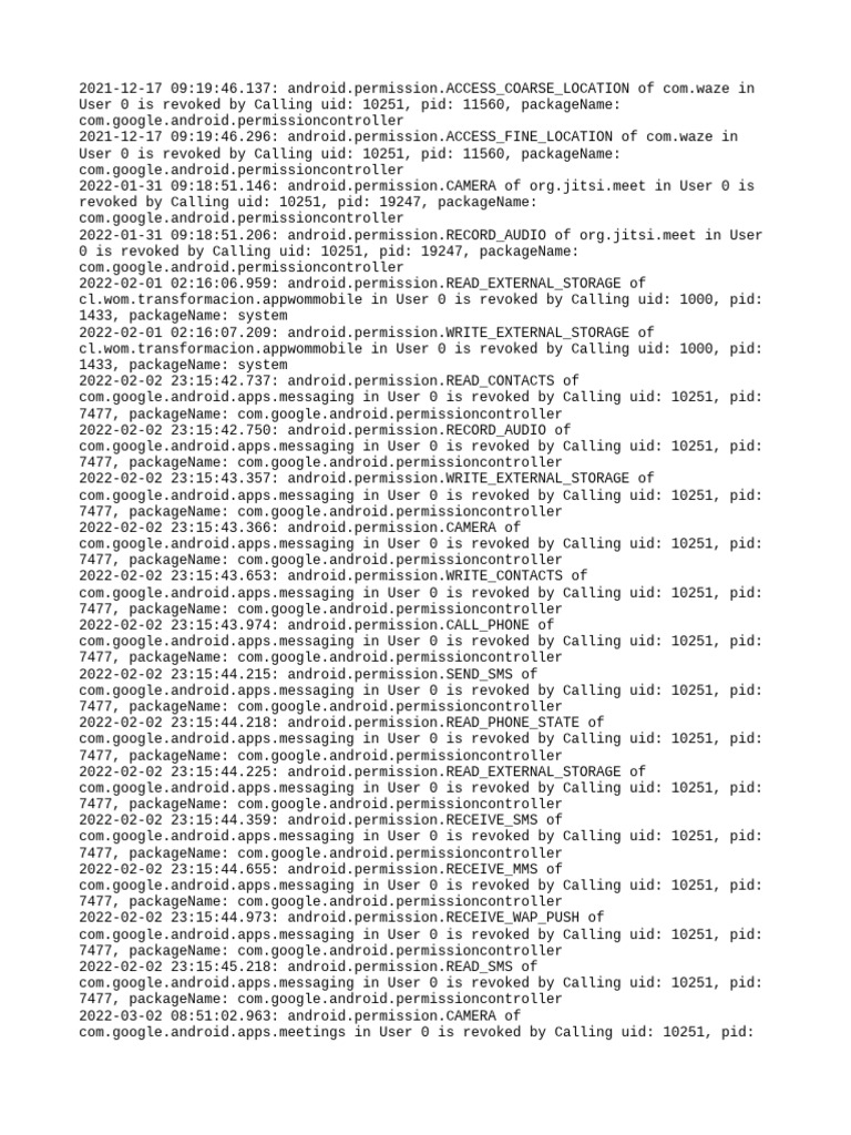 Perm debug info pdf android operating system information technology