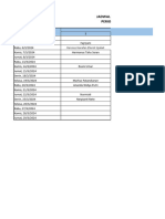 Jadwal Observasi - PMM