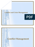 Conflict and Crisis Management