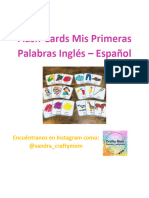 Flash Cards Primeras Palabras Ingles Espanol