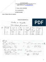 Folha de Respostas de Administração Financeira Orçamentária 2