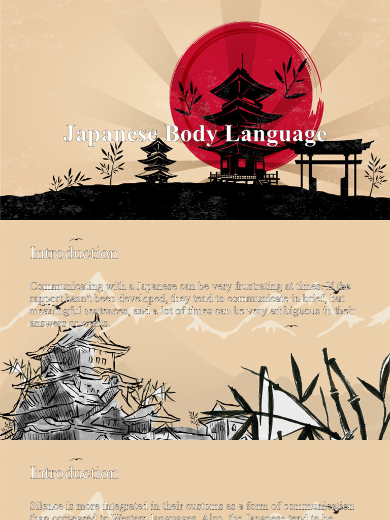 Understanding Japanese Body Language | PDF | Body Language | Gesture