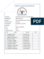 Soil Water Assignment