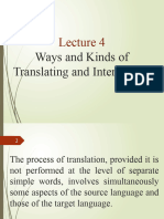 Lecture 4 Ways, Descriptivem Antonymic