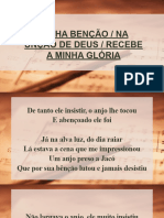 Minha Benção - Na Unção de Deus - Recebe A Minha Glória