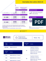 2023-24 Timetables and Prices - Foz Do Douro - PT