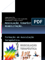 MusculaÃ Ã o Terapã Utica Na Reabilitaã Ã o - Uniceuma