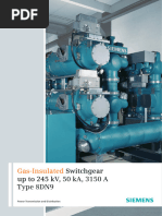 Schneider WS-G 33kV Gas Insulated Switchgear | PDF | Transformer ...