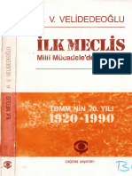 Ilk Meclis-Milli Mucadilede Anadolu H.Veldet Velidedeoghlu - 1990 281