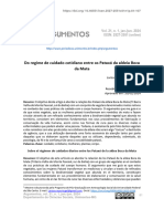 Do Regime de Cuidado Cotidiano Entre Os Pataxó Da Aldeia Boca Da Mata