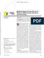 Kligerman White 2012 Epidemiology of Lung Cancer in Women Risk Factors Survival and Screening