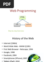 Web Programming HTML