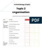 TRIPLE Topic 2 Organisation