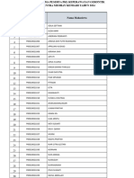 Daftar Nama Peserta PKL Keperawatan Gerontik