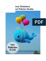 PDF Ballena Voladora Amigurumi Patron Gratis