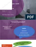 Semana 4 - Integração I - Saúde e Meio Ambiente