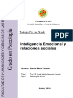 Inteligencia Emocional y Relaciones Sociales