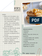 Documento A4 Receta de Tortitas Álbum de Recortes Verde