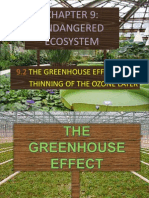 Endangered Ecosystem Endangered Ecosystem: The Greenhouse Effect and Thinning of The Ozone Layer