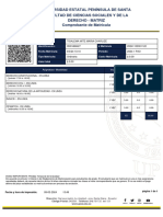 Universidad Estatal Península de Santa Facultad de Ciencias Sociales Y de La Derecho - Matriz