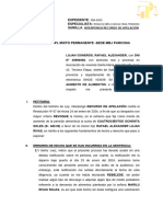 Interpongo Recurso de Apelación - Aumento de Alimentos