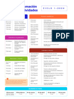 Programación de Actividades: C I C L O 1 - 2 0 2 4