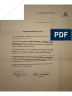 Carta Recomendación