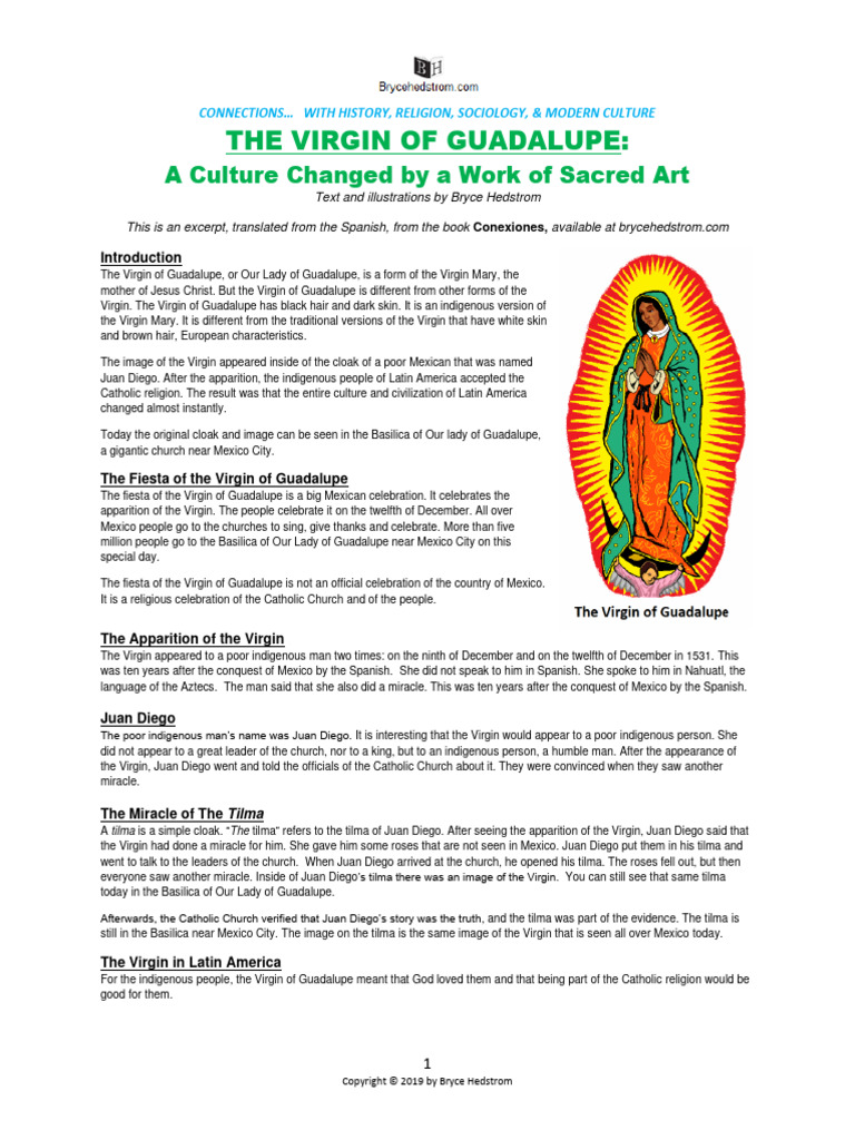 La Virgen de Guadalupe English | PDF | History