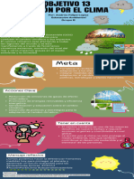 Infografía ODS #13 Acción Por El Clima, Andrés López