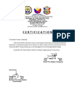 Certification BJMP 1