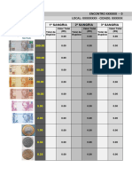 Planilha - Contagem de Dinheiro - Destravada