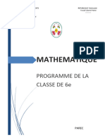Programmes Maths 6e-1
