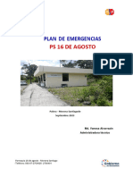 Plan de Emergencia Puesto de Salud