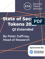 State of Security Tokens 2023 - Q1 Extended by Security Token Advisors 1