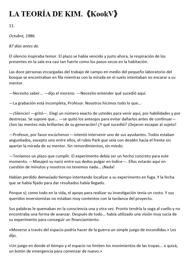 LA TEORÍA DE KIM 2 | PDF