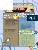 Sikap Selektif Terhadap IPTEK Poster (PPKN)