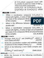 DQ of Coordination Compounds