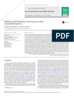 Optimised Spatial Planning To Meet Long Term Urban Sutainability Objectives